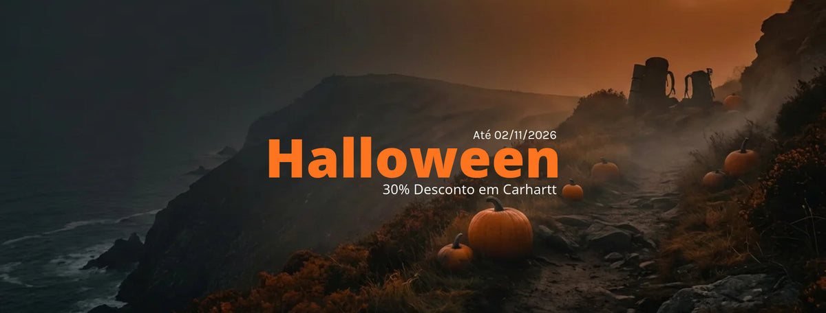 Halloween na Saga Basecamp: descontos a partir de 30% em toda a Carhartt