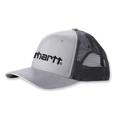 Carhartt Canvas Mesh-Back Logo Graphic Unisex Cap in Gray