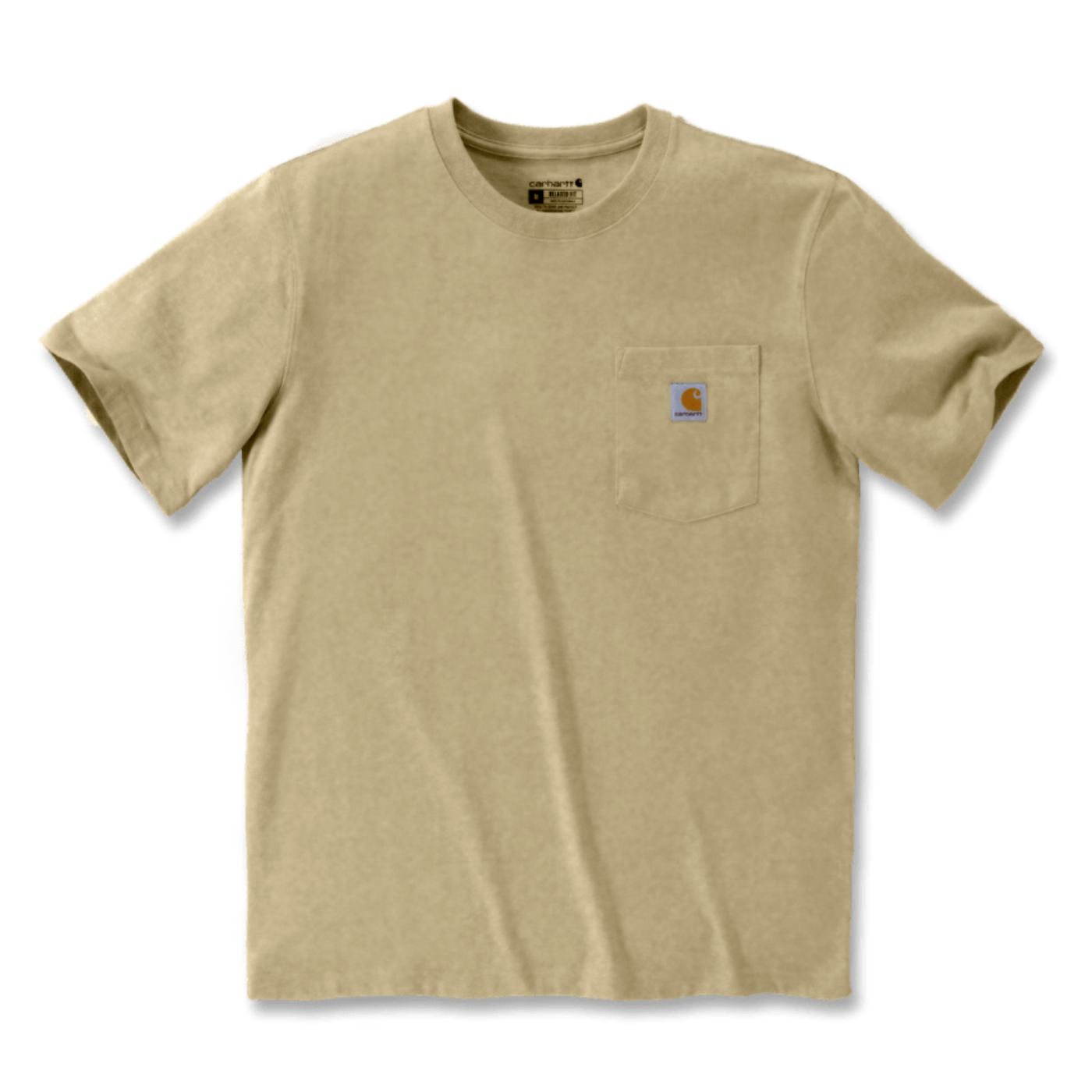 T-Shirt com manga curta de homem Carhartt Dearborn Relaxed Pocket em Amarelo