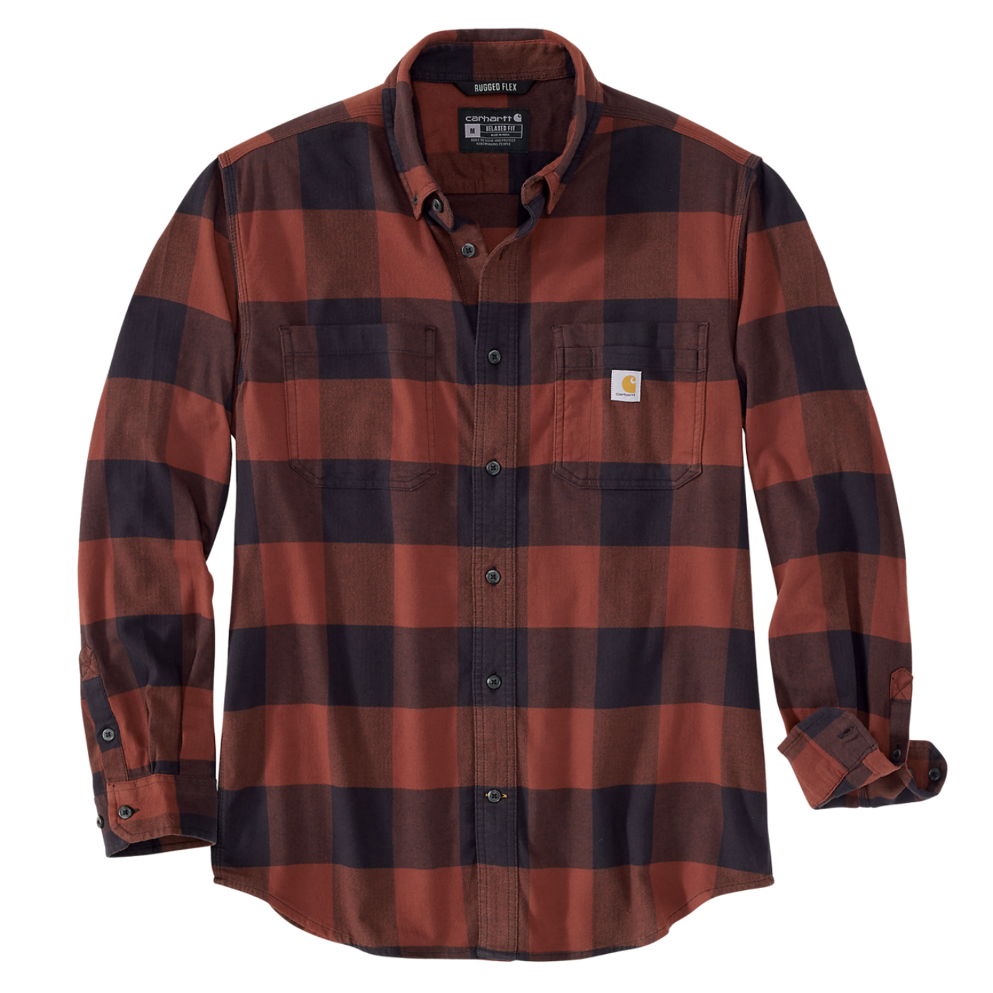 Red Carhartt Flannel Shirt