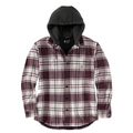 Camisa com capuz Carhartt Flanela Bordô