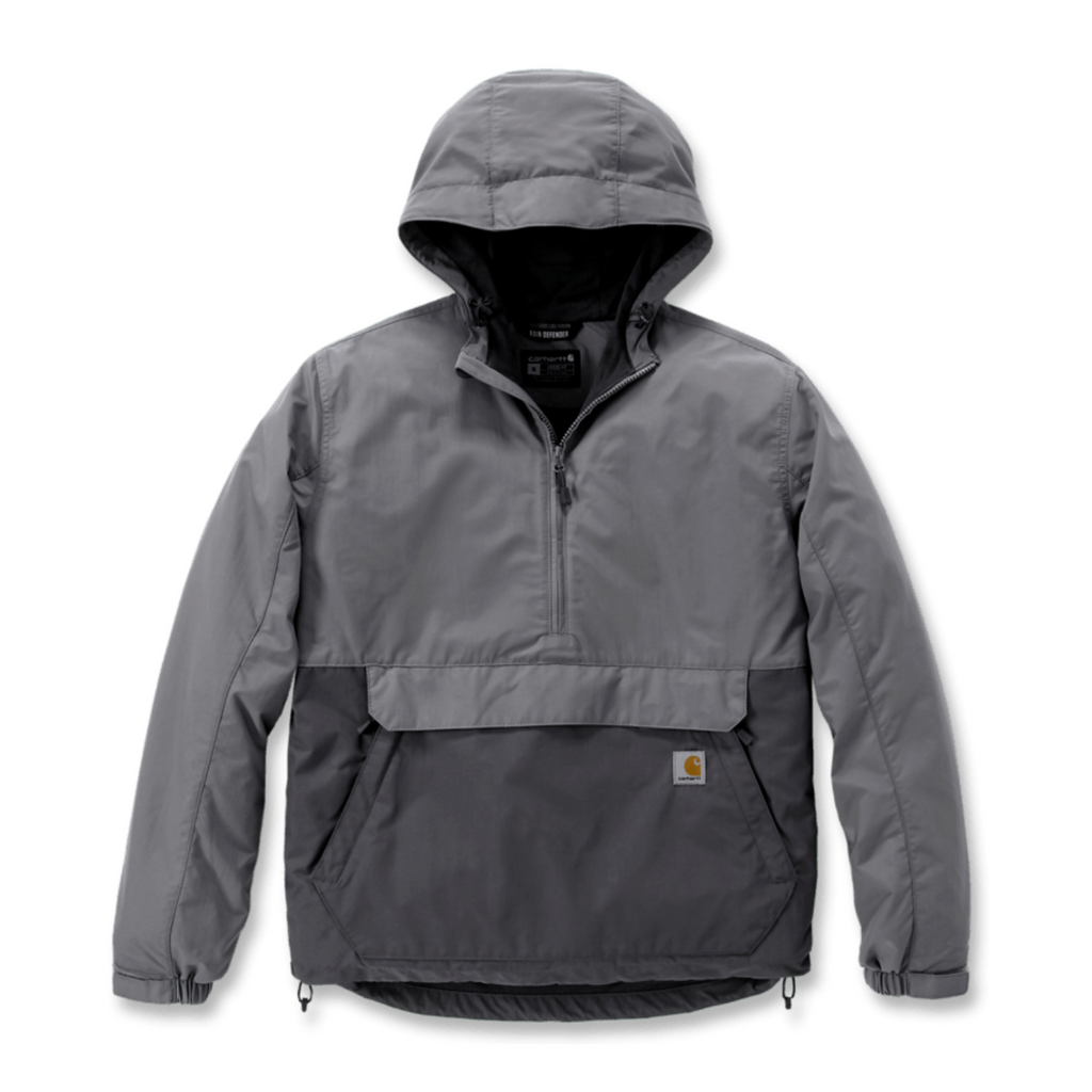 Carhartt Men's Anorak Rain Defender Jacket in Grey
