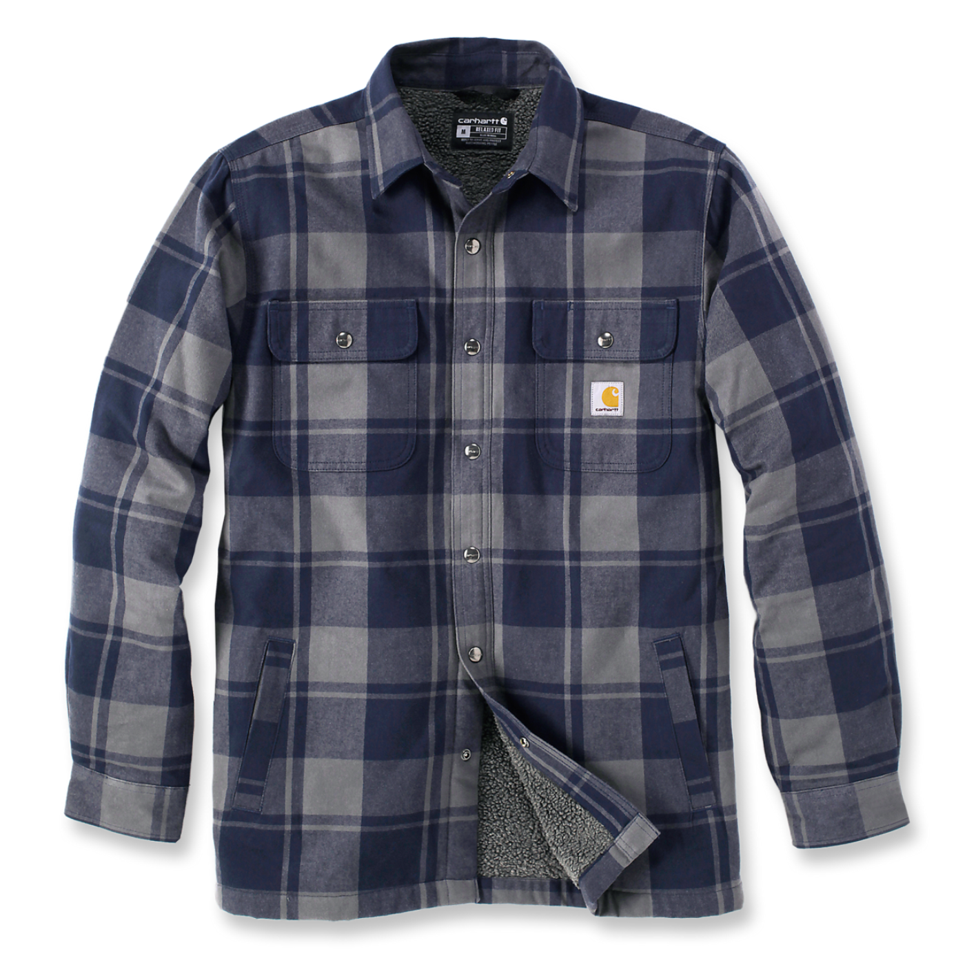 Carhartt Plaid Sherpa Flannel Jacket
