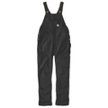 Carhartt Women's Relaxed Denim Dungarees in Black
