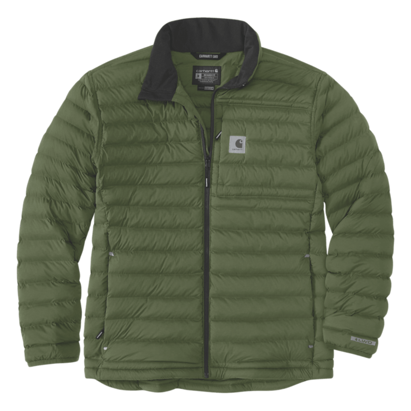 Carhartt Men's LWD Relaxed Fit Stretch Insulated Jacket in Green