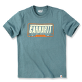Blue Crafted Graphic Carhartt T-Shirt