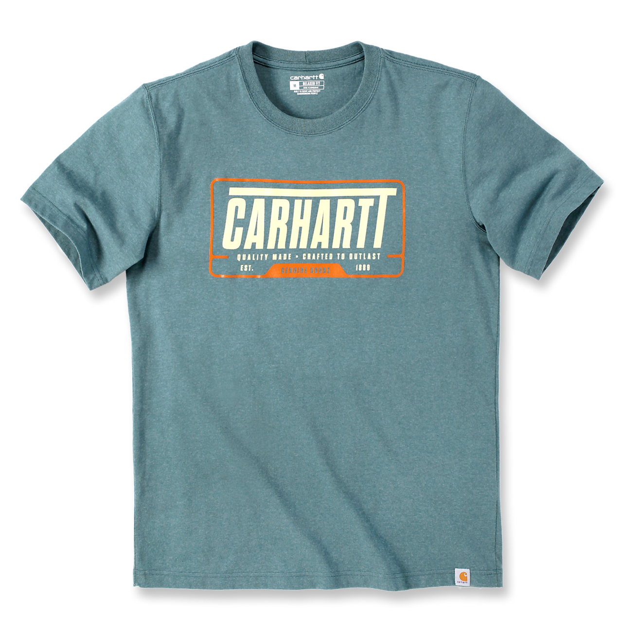Blue Crafted Graphic Carhartt T-Shirt