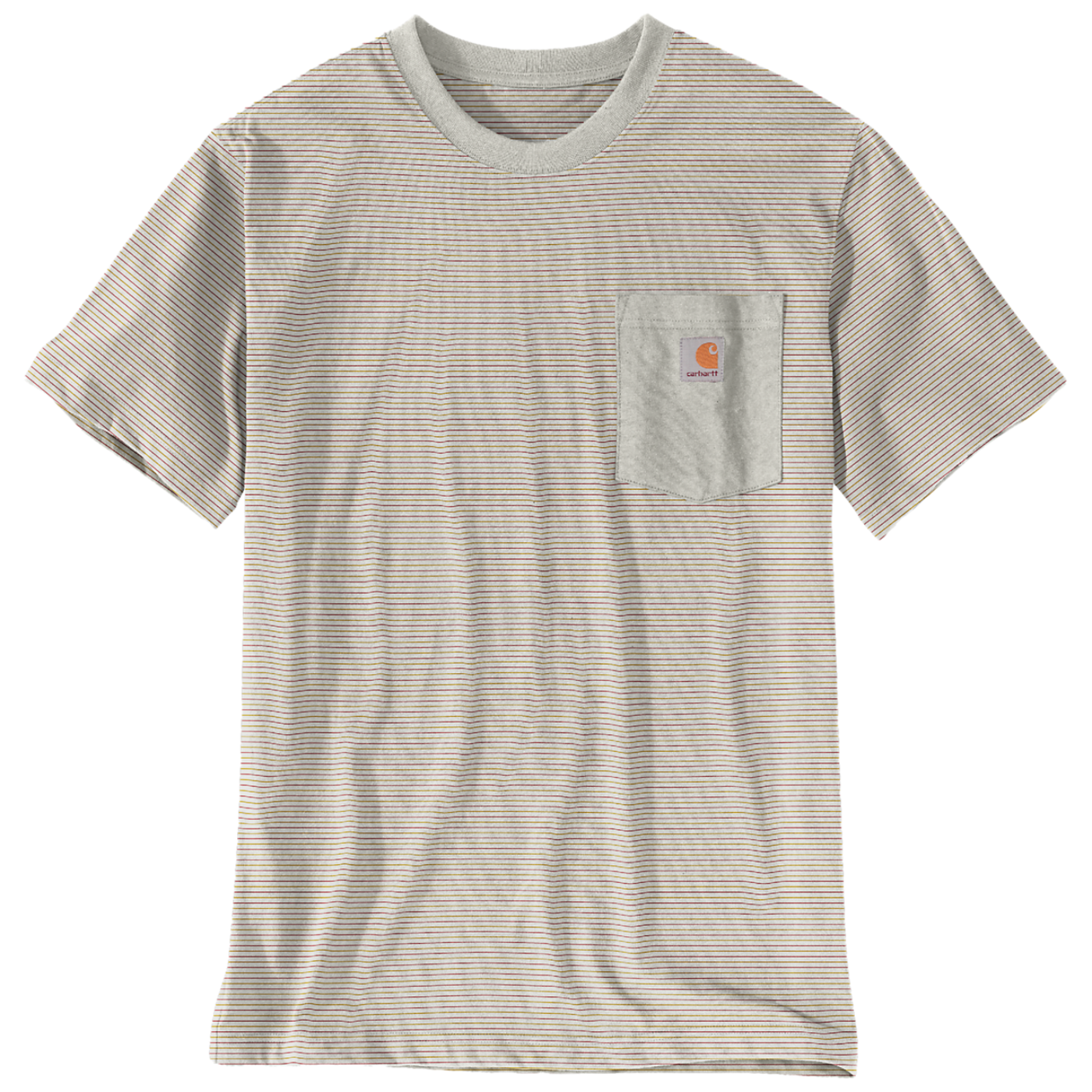 Carhartt Pocket Stripe T-Shirt Gray