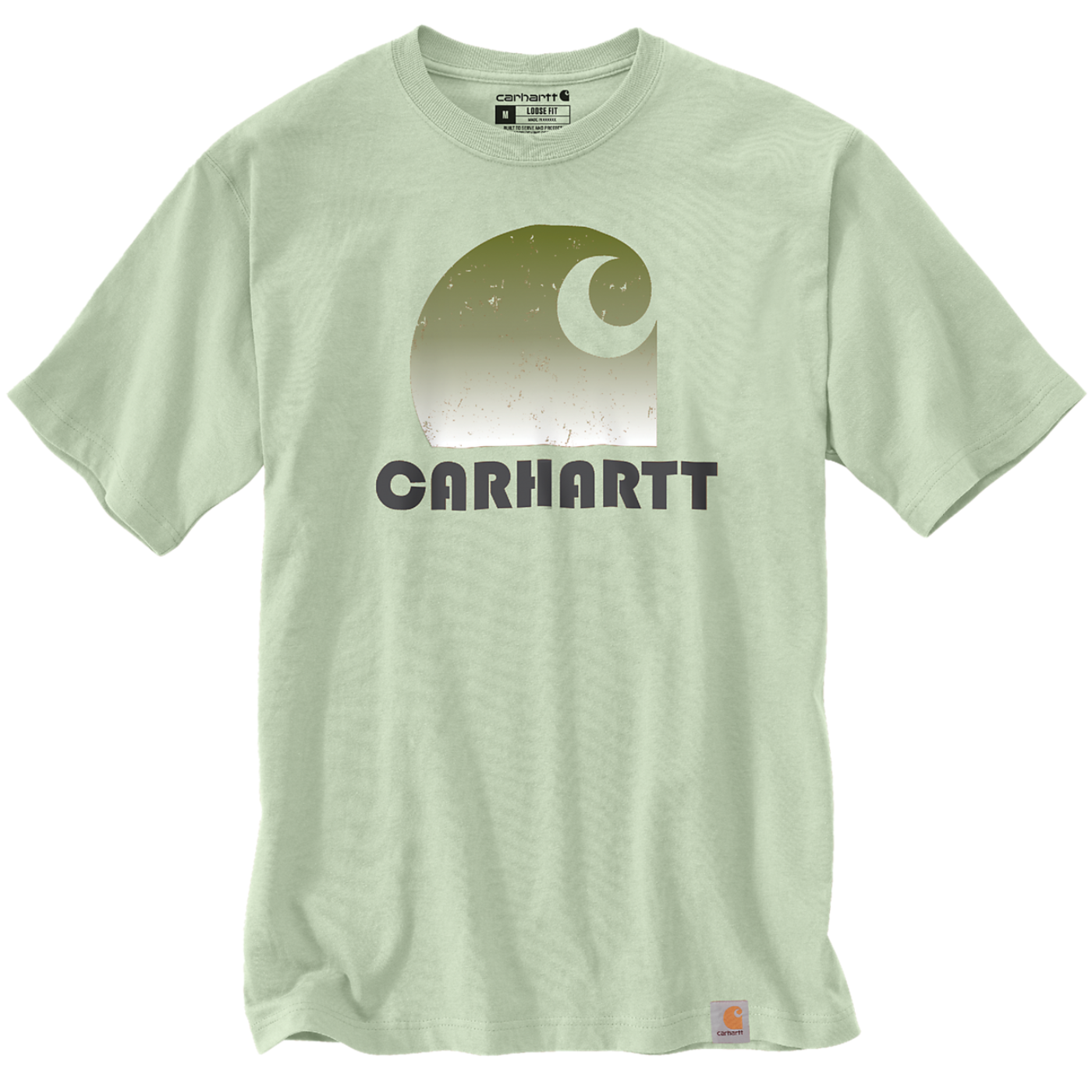 Loose Fit Graphic Carhartt Green T-Shirt
