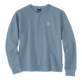 Carhartt Women's Relaxed Fit Midweight French Terry Crewneck Sweatshirt in Thundercloud Blue