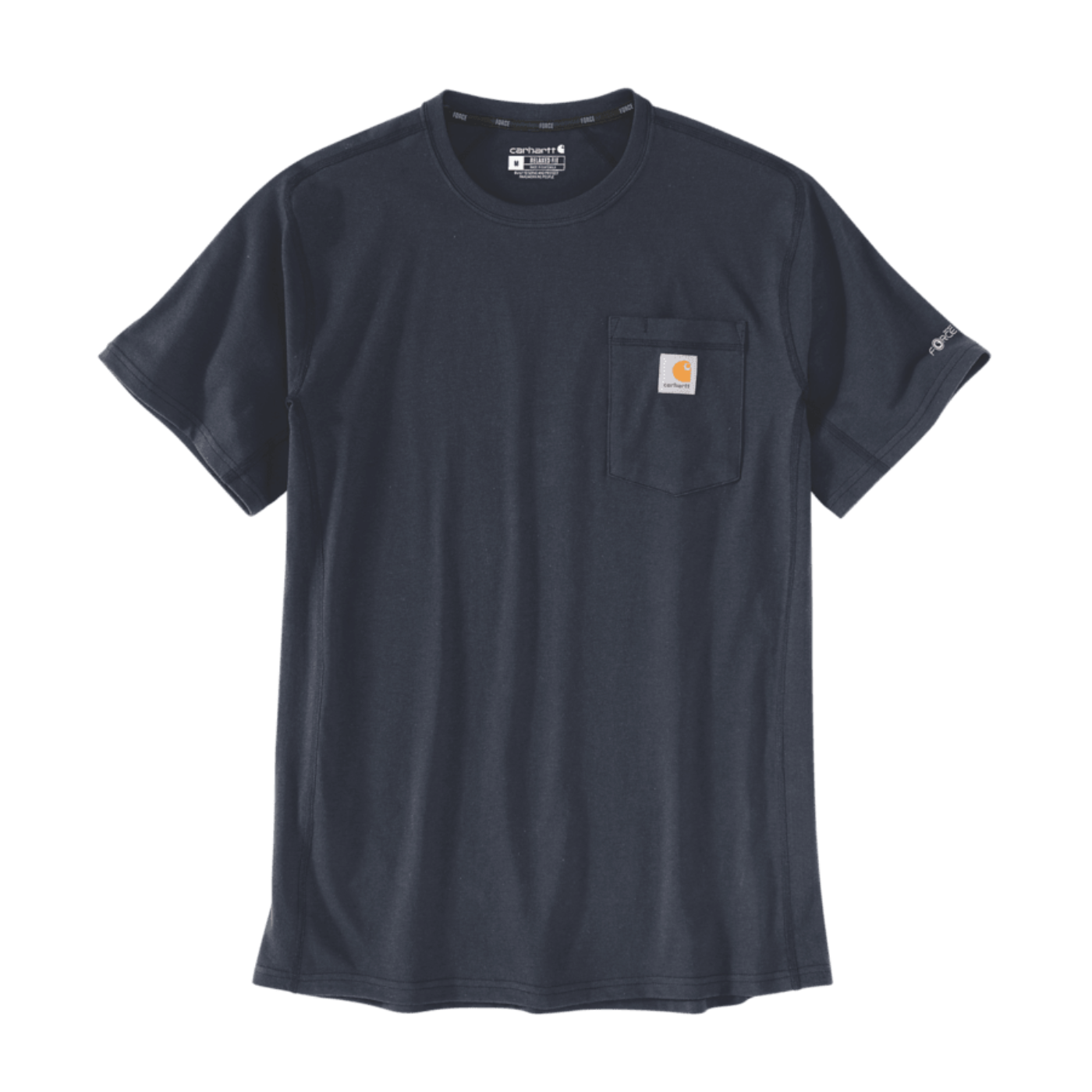 Carhartt Force Flex Men's Short Sleeve T-Shirt in Navy Blue