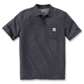 Carhartt Men's Loose Midweight Short Sleeve Polo with Pocket in Gray