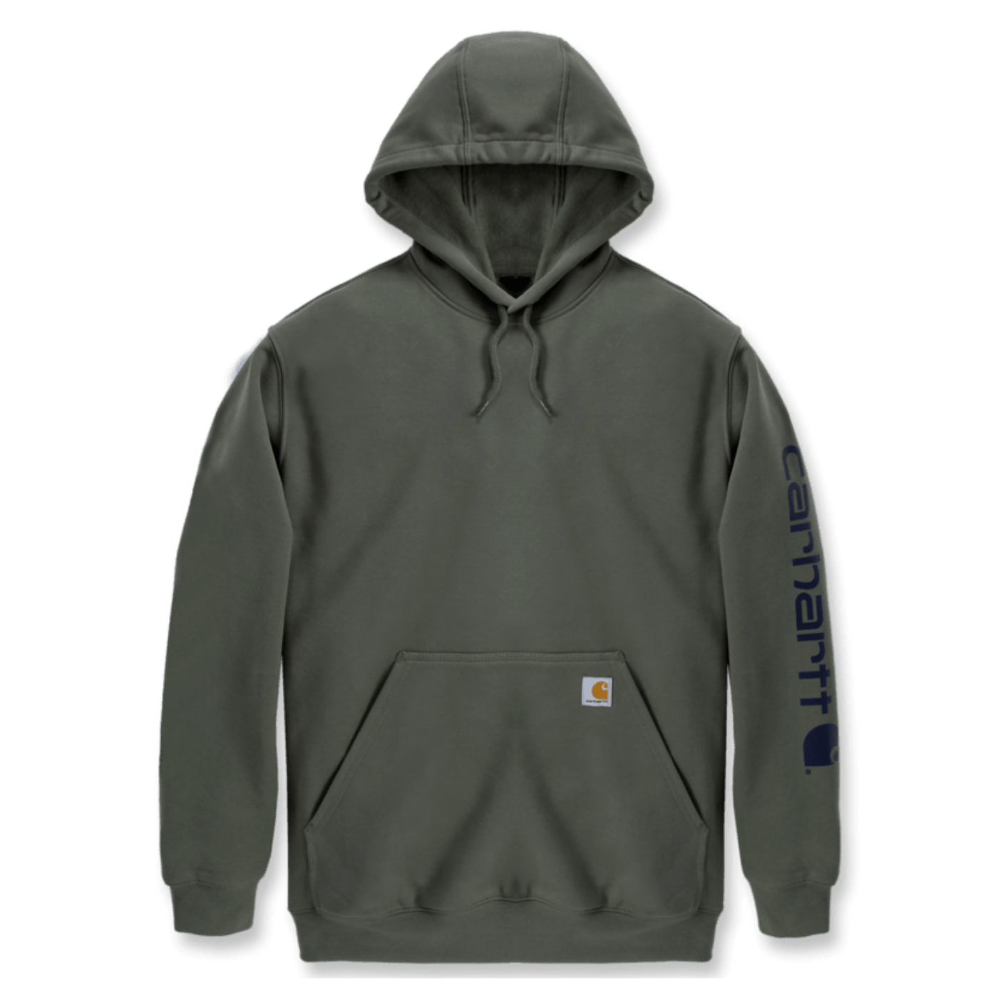Carhartt Sleeve Logo Hooded Sweatshirt Dark Green