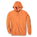 Carhartt Orange Sleeve Logo Hoodie