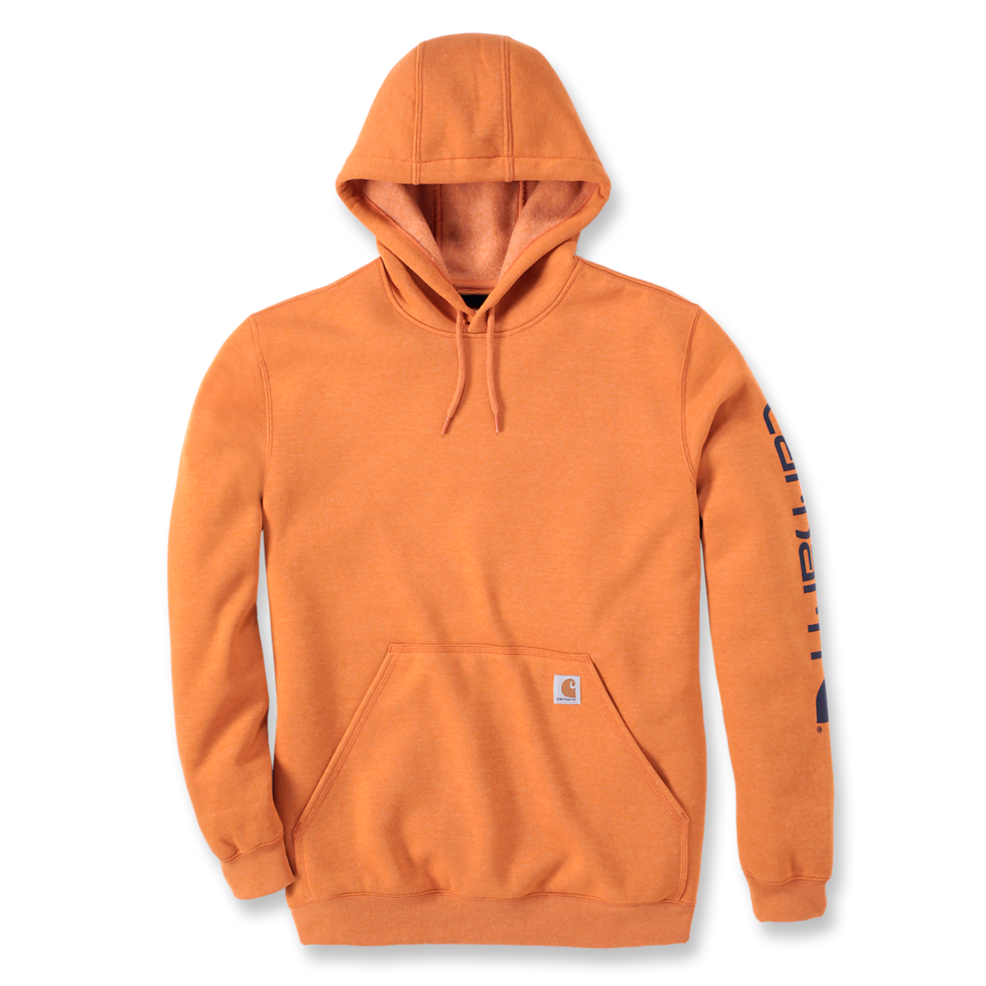 Carhartt Orange Sleeve Logo Hoodie