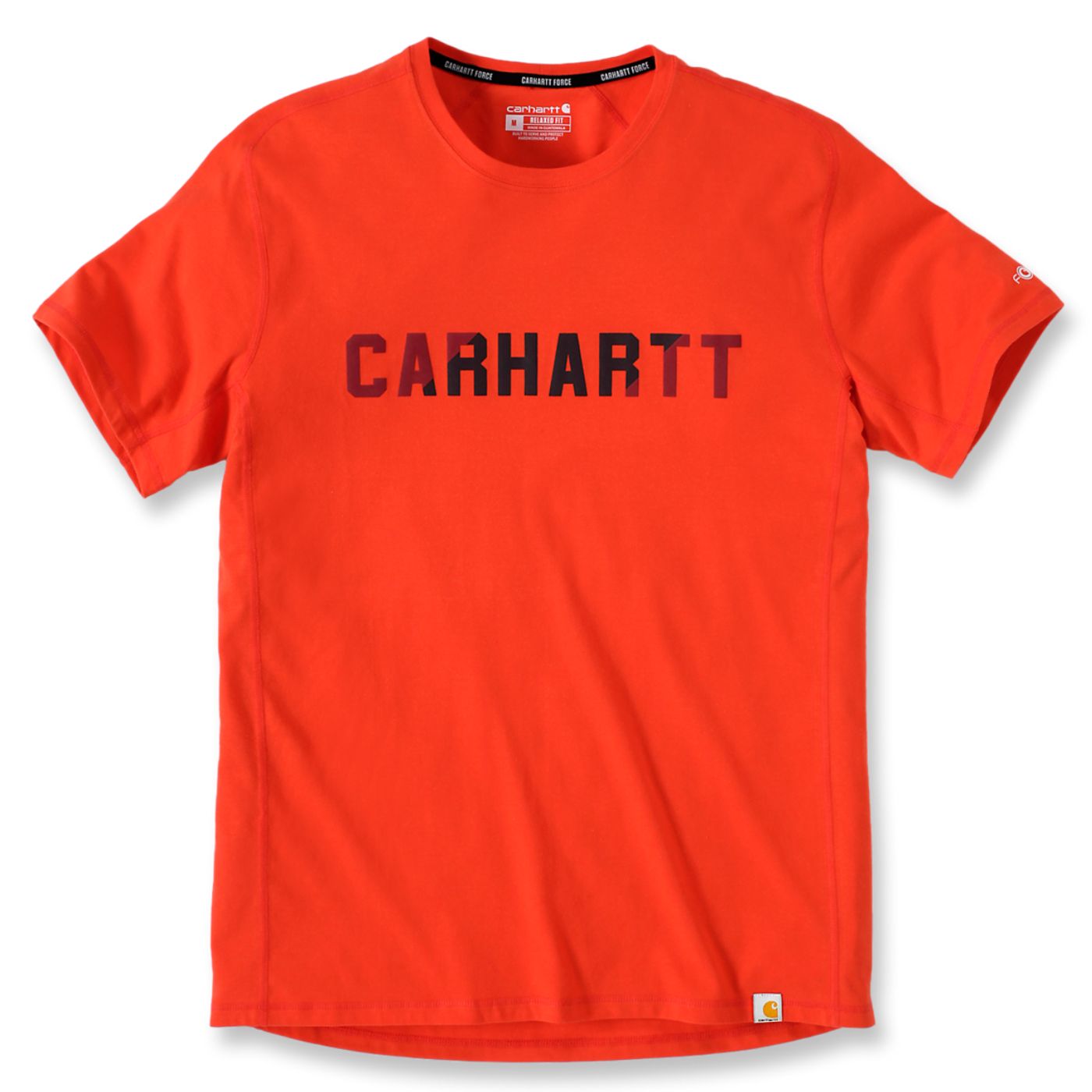 Carhartt Force Block Logo T-Shirt Red