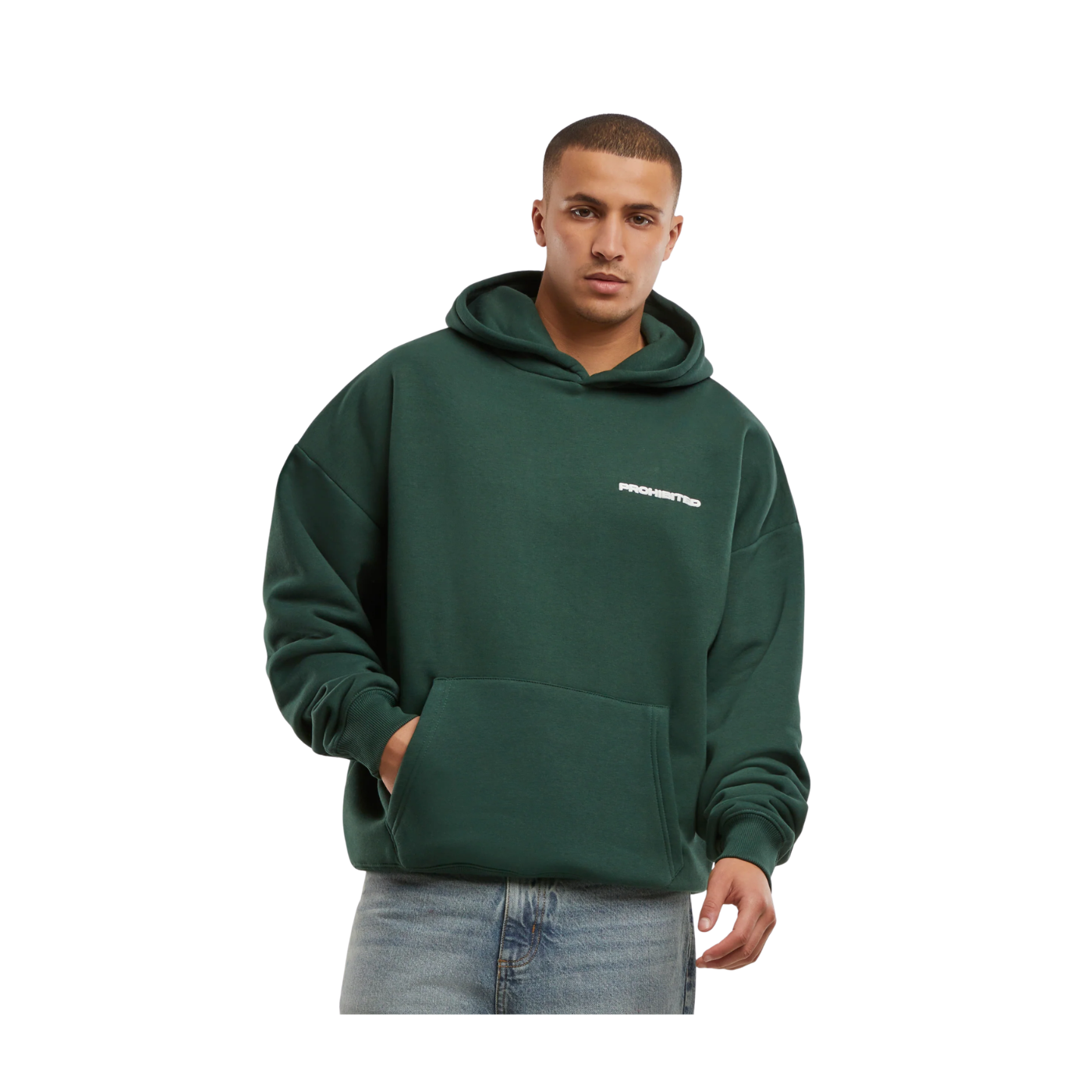 Hoodie Verde Prohibited 10119 Cardado Unissexo