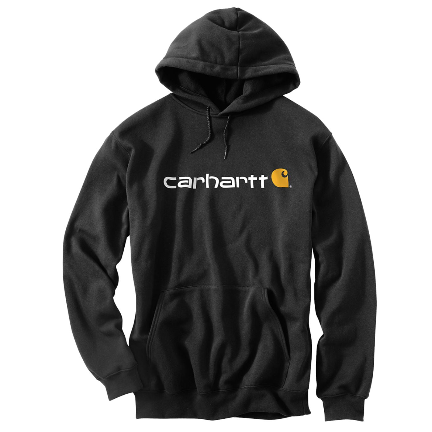 Carhartt Signature Logo Hoodie Black