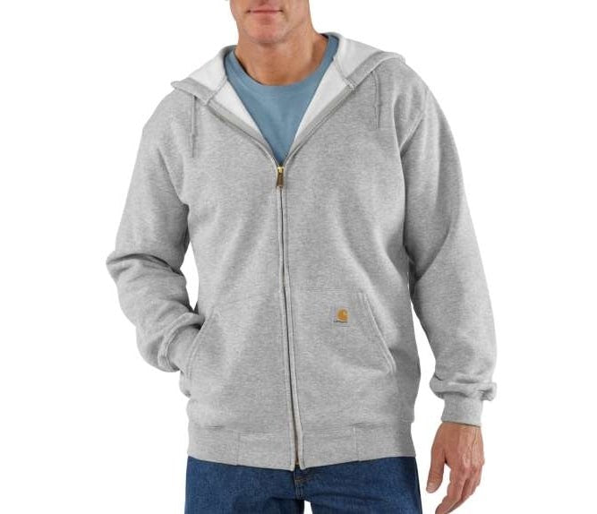 Carhartt Gray Zip Hooded Jacket