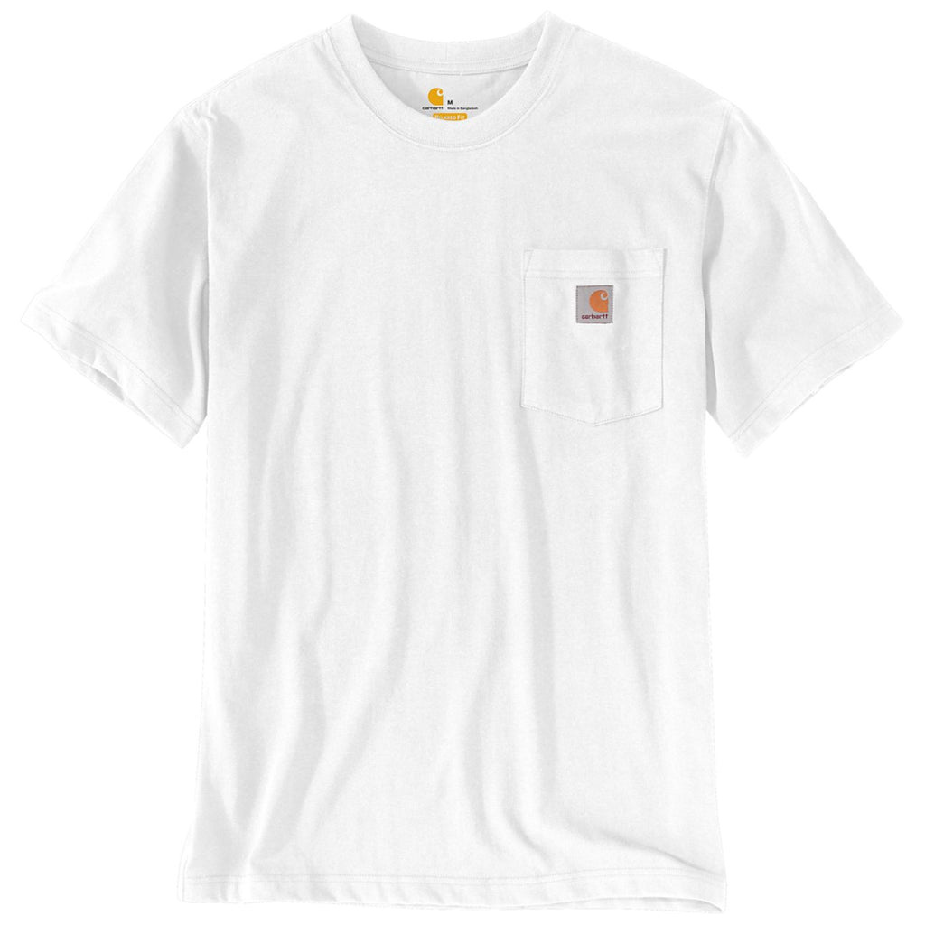 Carhartt Dearborn Relaxed Pocket Men's Short Sleeve T-Shirt in White