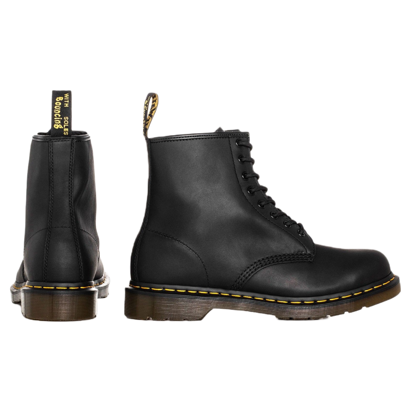 Dr. Martens 1460 Greasy Boot in Black