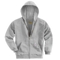 Carhartt Gray Zip Hooded Jacket