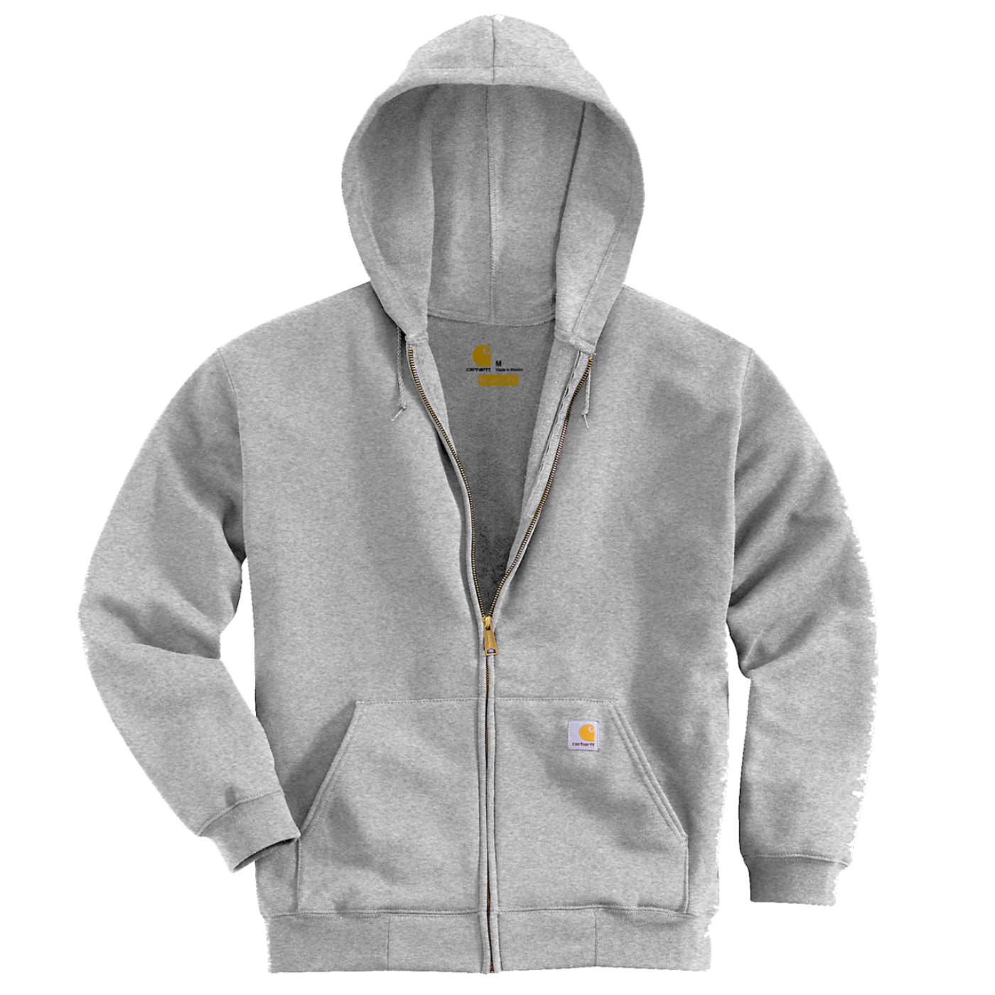 Carhartt Gray Zip Hooded Jacket