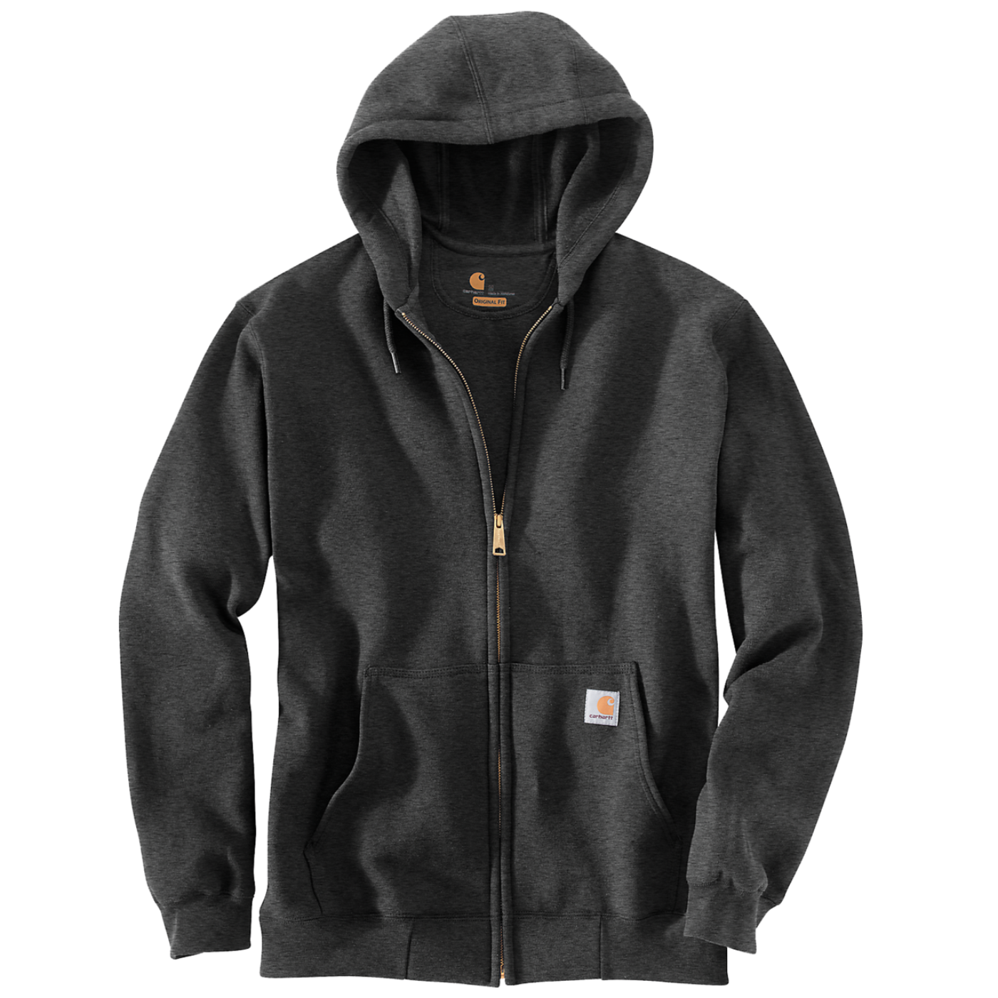Carhartt Gray Zip Hooded Jacket