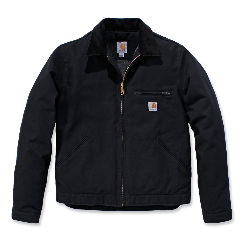 Carhatt Duck Detroit Jacket in Black