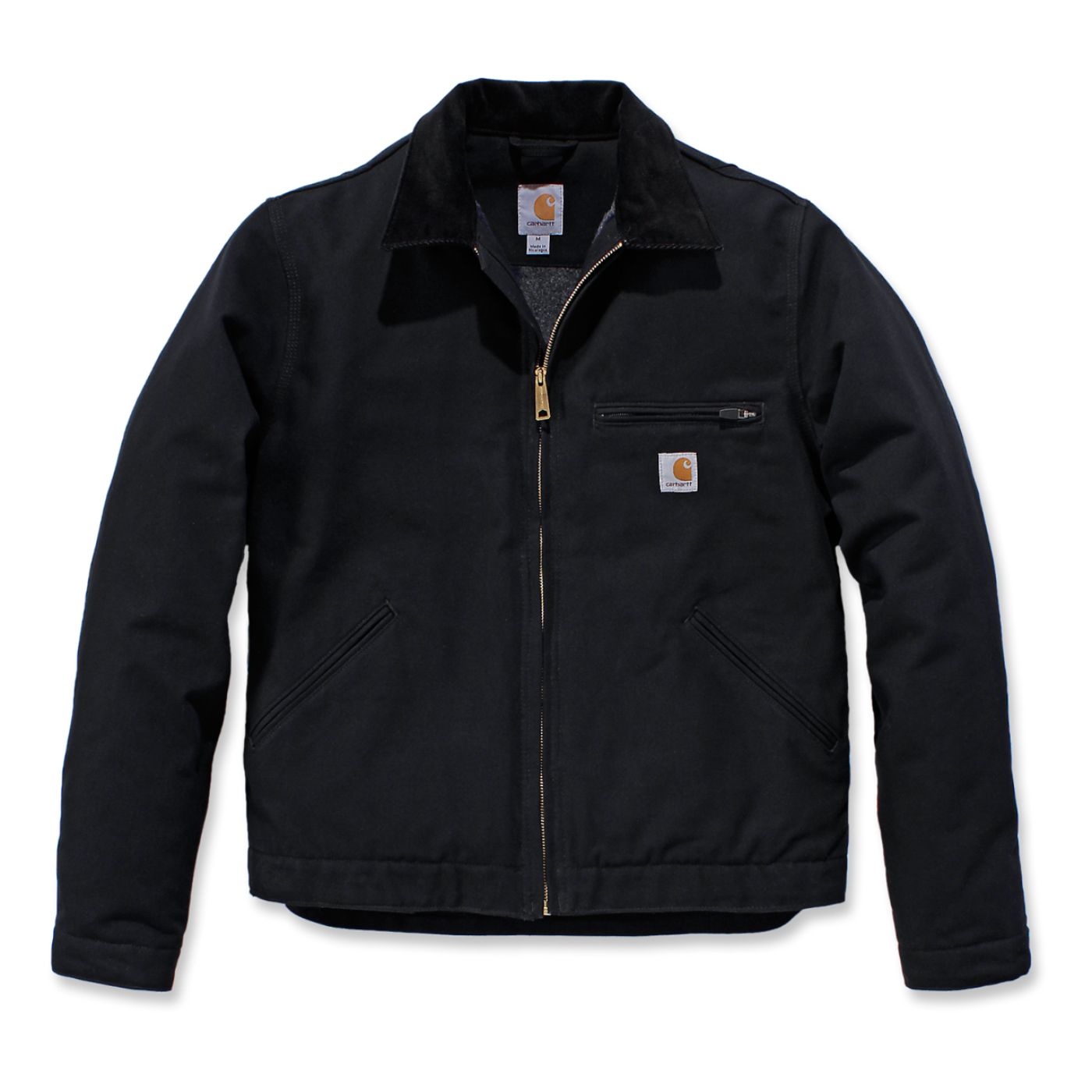Carhatt Duck Detroit Jacket in Black