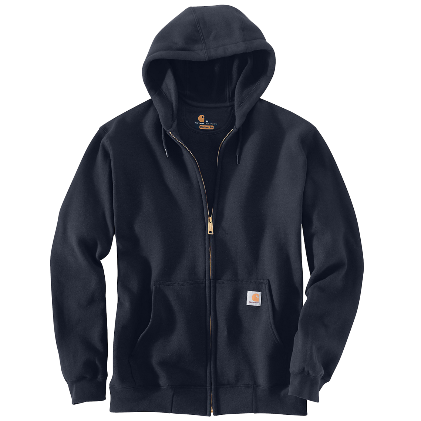 Carhartt Blue Zip Hooded Jacket