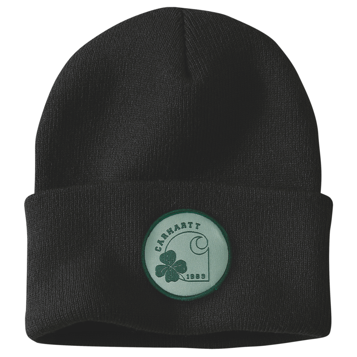 Carhartt Black Shamrock Beanie