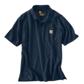 Carhartt Navy Blue Work Polo Shirt with Pocket